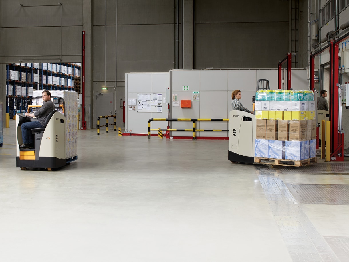 Wózki widłowe realizujące cross docking