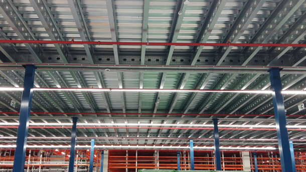 Antresola magazynowa do dużych obciążeń