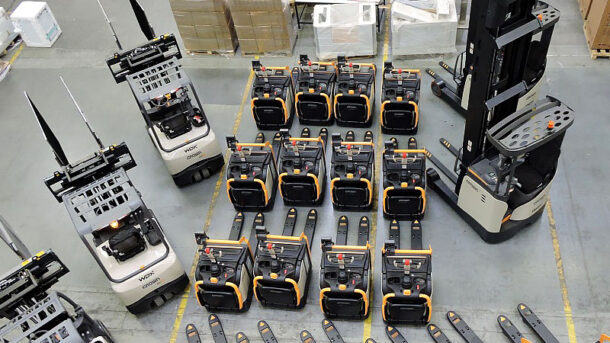 Elektryczne wózki magazynowe – finansowanie floty