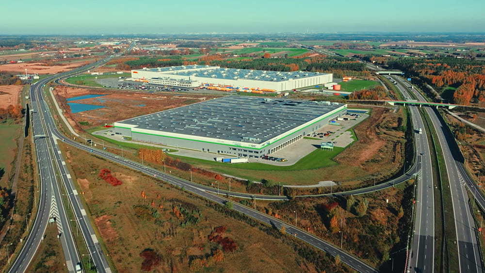 Centrum logistyczne znajdujące się pod Łodzią