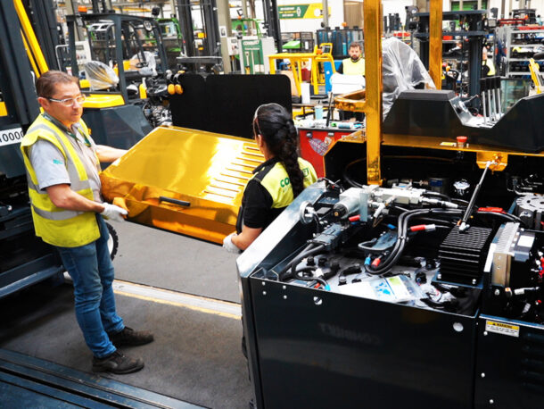 Montaż jubileuszowego wózka Combi-CBE