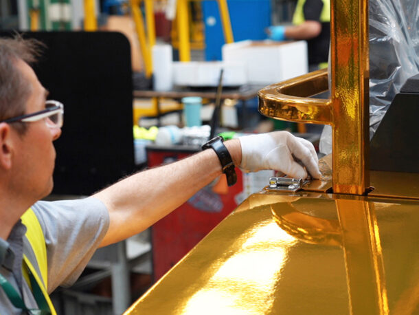 Montaż jubileuszowego wózka Combi-CBE