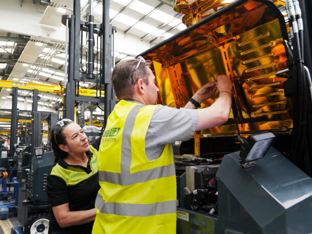 Montaż jubileuszowego wózka Combi-CBE