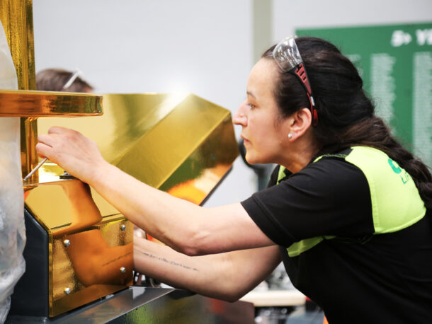 Montaż jubileuszowego wózka Combi-CBE