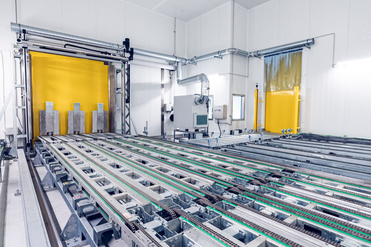 System automatycznego załadunku w magazynie chłodniczym