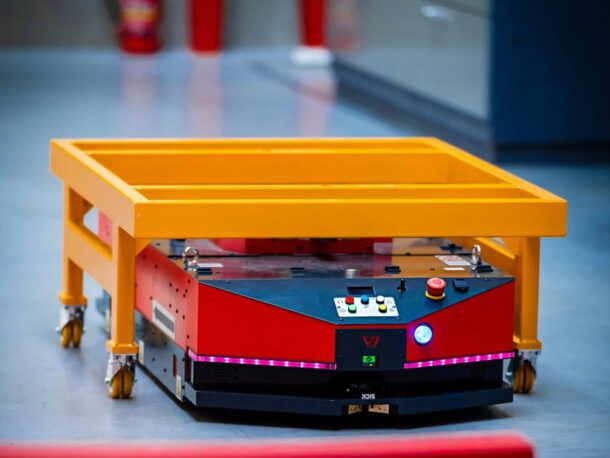 Moduł wózka na palety na robocie AMR